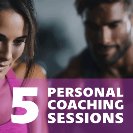 5 Personal Coaching Sessions (1/2 hour)